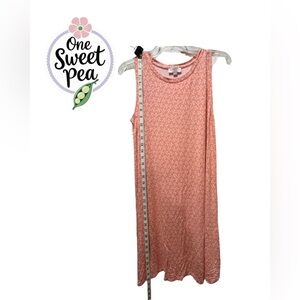 LOFT Pink floral T-Shirt Dress - Size M